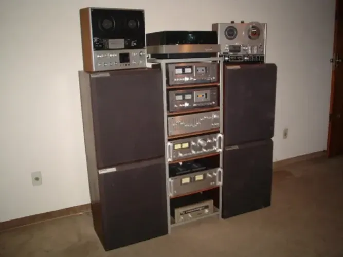 som vintage Polivox Gradiente Akai Kenwood Garrard