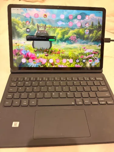Samsung Galaxy Tab S9 128GB SM-X710 + S Pen + Teclado Original, Pouco Uso e Bem Conservado