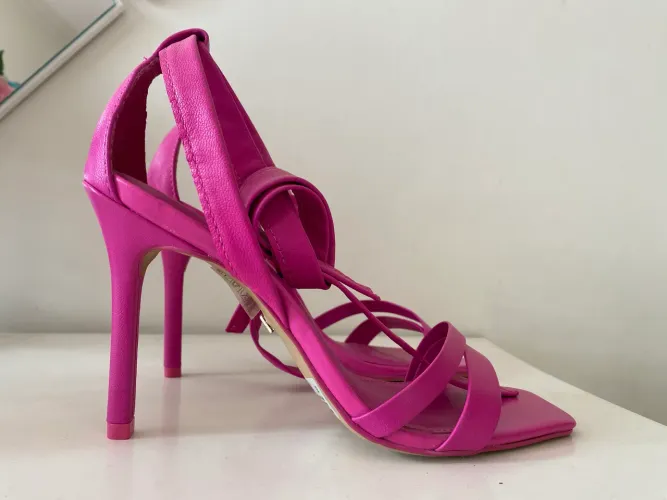 sandália arezzo rosa pink 35