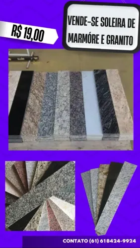 Vende-se soleira de mármore e granito até 80cm