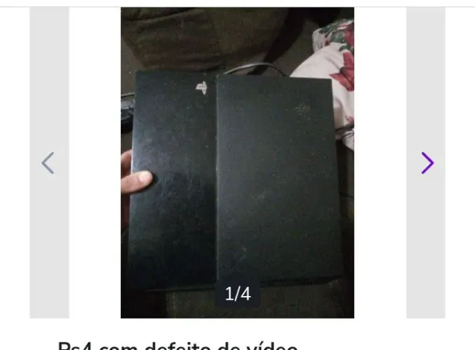Ps4 com defeito de vídeo 