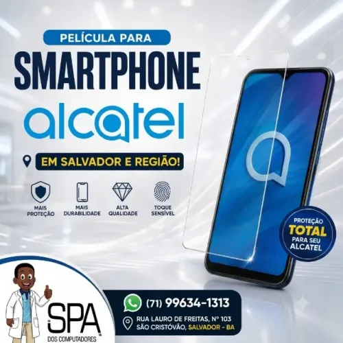 Película para smartphone Alcatel em Salvador e região