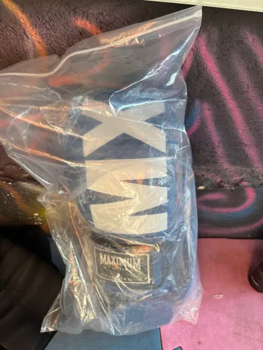 Luva Maximum azul 14oz novo