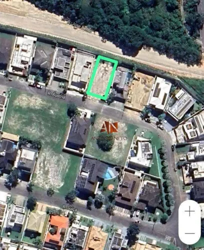 Terreno à venda, 454 m² por R$ 850.000,00 - Alphaville Eusébio - Eusébio/CE