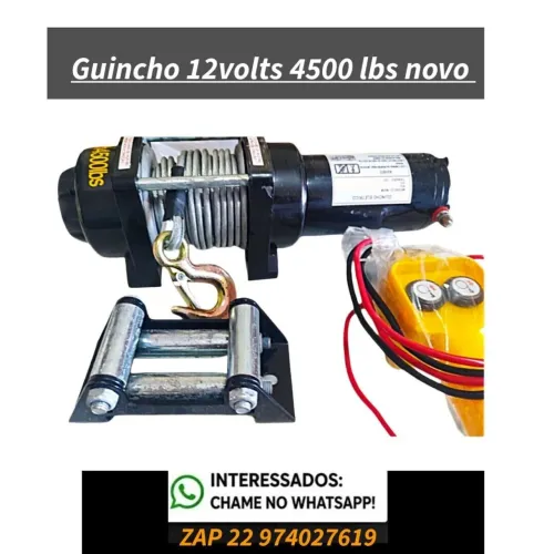 Guincho 12v 4500 libras