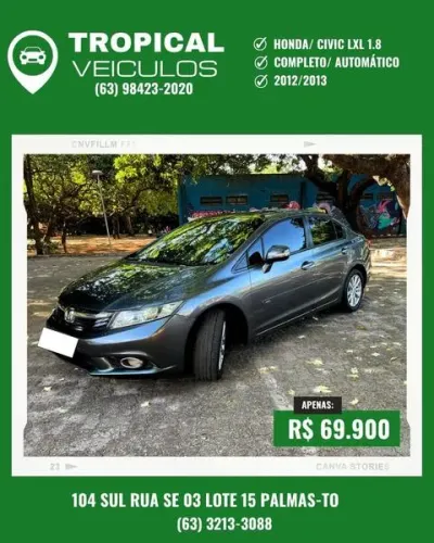 Honda Civic Sed. Lxl/ LXL SE 1.8 Flex 16V Aut. 2013