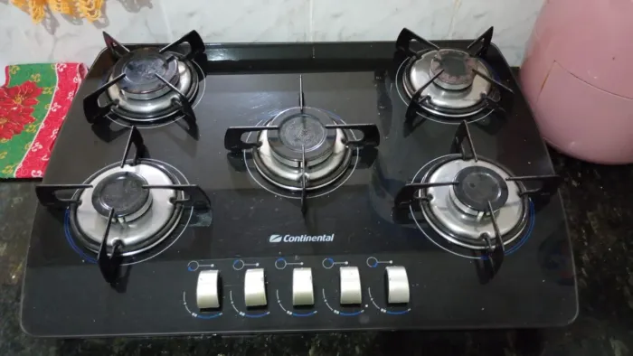Fogão Cooktop Continental 5 bocas
