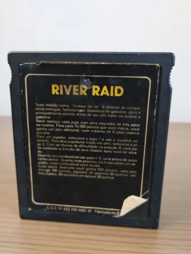 River Raid Atari 2600 Original Funcionando Perfeitamente