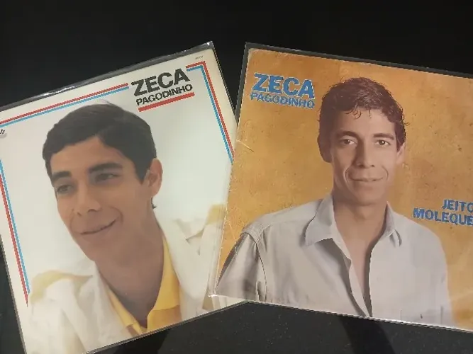 Lote Disco de Vinil Zeca Pagodinho - valor para levar os dois