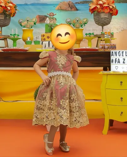 Vestido de festa 4 anos