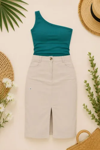 Saia mid calça jogger e cropped