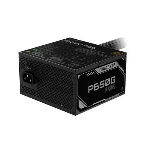 Fonte Gigabyte P650G PG5, 650W, 80 PLUS Gold, PFC Ativo, ATX 3.1