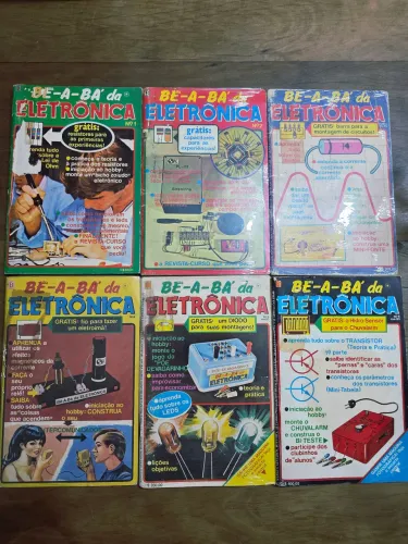 Revista Bê a Bá da eletrônica do n°1 ao n°6