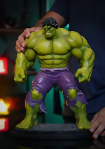 O incrível Hulk 1/6 Marvel Bowen Maquete Select!