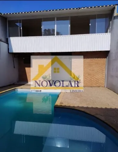 Casa para Locação em Limeira, Jardim Residencial Santa Amália, 1 dormitório, 3 banheiros,