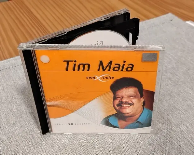 2 CDs Tim Maia -Sem Limite -Original- 2 Cds 30 Sucessos - Usado