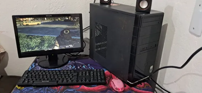 Pc i5 3470.  4gb ram hd500 teclado mouse caixa de som e monitor 16p 