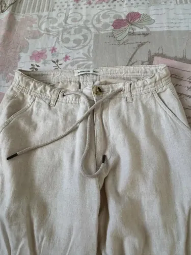 Calça de linho Hering tamanho 36