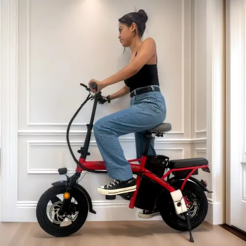 Bicicleta elétrica dobrável para adultos, pedal tripulado, compras ao ar, livre,