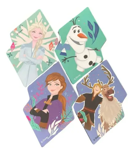 Jogo Da Memória Frozen Disney 24 Peças Infantil Xalingo