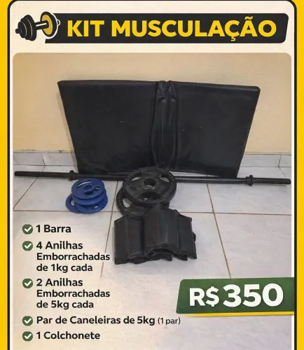 Kit musculação 