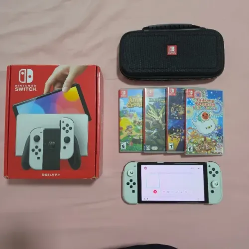 Nintendo Switch OLED Completo + Jogos