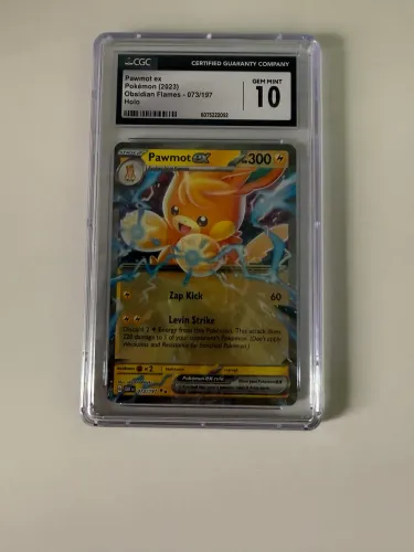 Carta de Pokémon Pawmot ex CGC10