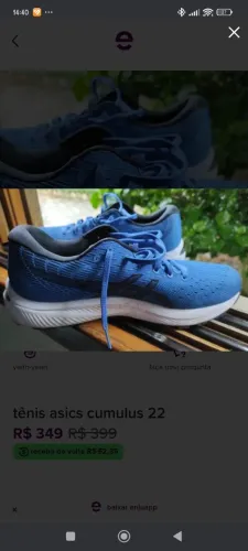 Tênis Asics Cumulus 22 (Original)