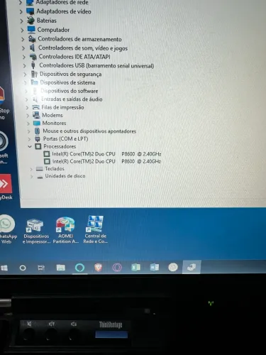 Notebook lenovo,x200 core 2 duo. Ssd120. 6 gigas ram.bateria boa