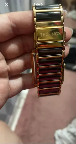 Vendo relogio technos cerâmica rose