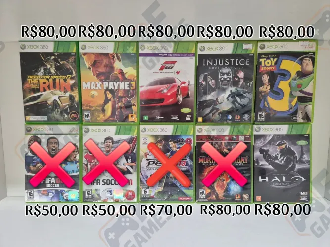 Jogos Xbox 360 Seminovos | Aceito Cartão!!!