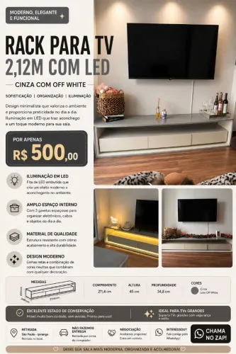 Rack para sala