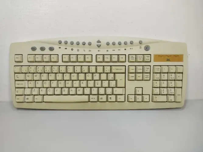 Teclado Mtek Ps2 Mini Din Ç Vintage Retro Pc Computador Ru7 (Usado)