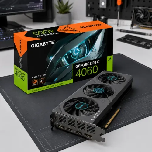 ? Gigabyte GeForce RTX 4060 EAGLE OC 8GB - Pouquíssimo uso