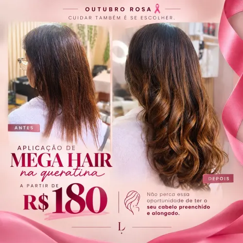 Chega de cabelos ralos (Mega hair Queratina))