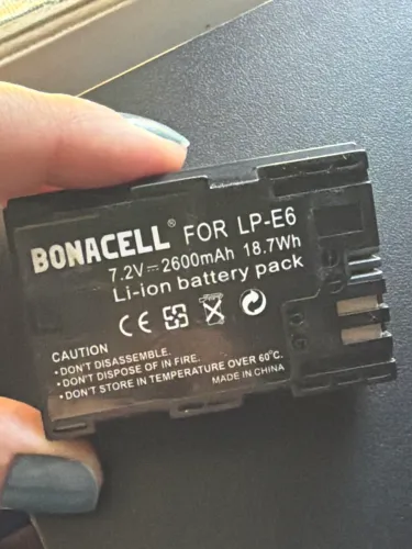Bateria DSLR LP-E6 Bonacell
