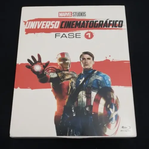 COLEÇÃO UNIVERSO CINEMATOGRÁFICO MARVEL FASE 1 EM BLU-RAY