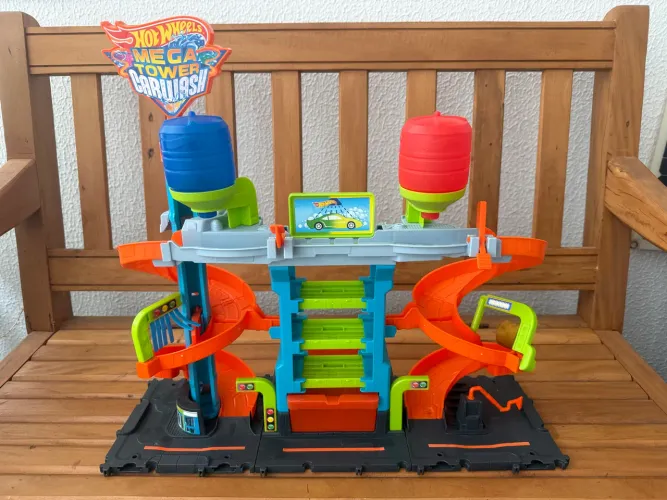 Pista Hot Wheels City - Lava rápido mega tower - impecável -