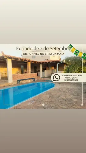 Alugo sítio para fins de semana