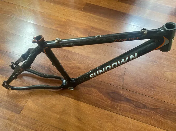 Quadro Bike Carbono Aro 26 Vbrake ou Disco