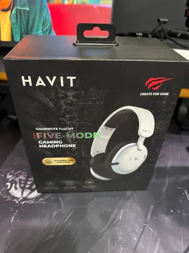 Headset Gamer Havit Fuxi H7 Five Mode 2.4GHz Bluetooth 7.1 40mm RGB