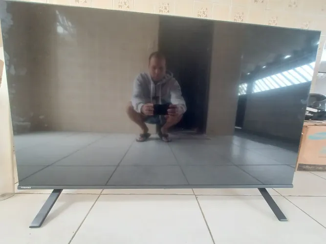 Tv Toshiba 50" (Tela com defeito, apenas som)