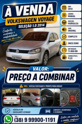 Volkswagen Voyage Selecao 1.0 MI Total Flex 8V 4P 2014