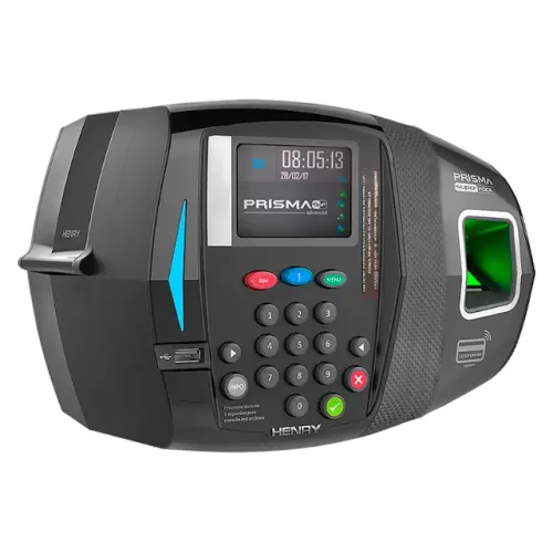 Relógio de Ponto Biométrico Henry Prisma R2 Homologado