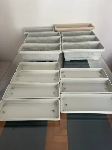 Lote com 8 Floreiras | Excelente Estado 