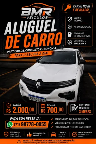 Kwid para aluguel