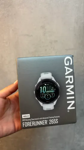 Garmin ForeRunner 265S novo (1 ano de garantia) (LOJA FÍSICA) 