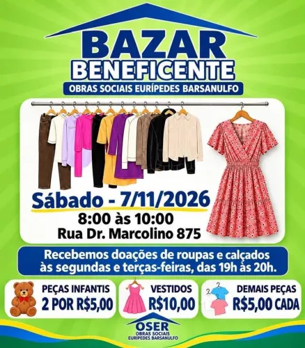 Bazar Centro Espírita Eurípedes Barsanulfo