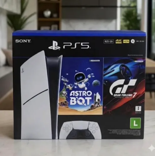 Ps5 slim top ENTREGo 2 jogos impecável