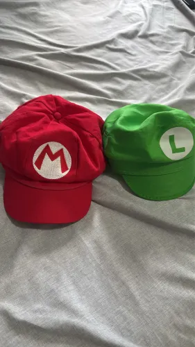 Kit Par De Boinas Super Mario E Luigi - Cosplay / Fantasia